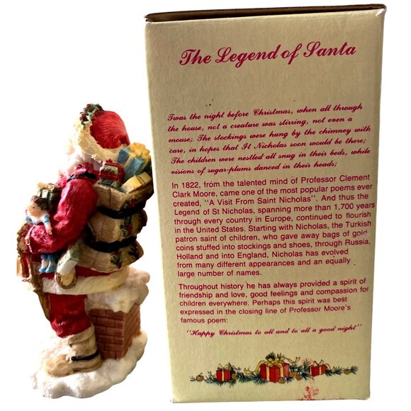VTG 1992 Santa Claus Figurine From The International Santa Claus Collection - Picture 6 of 6